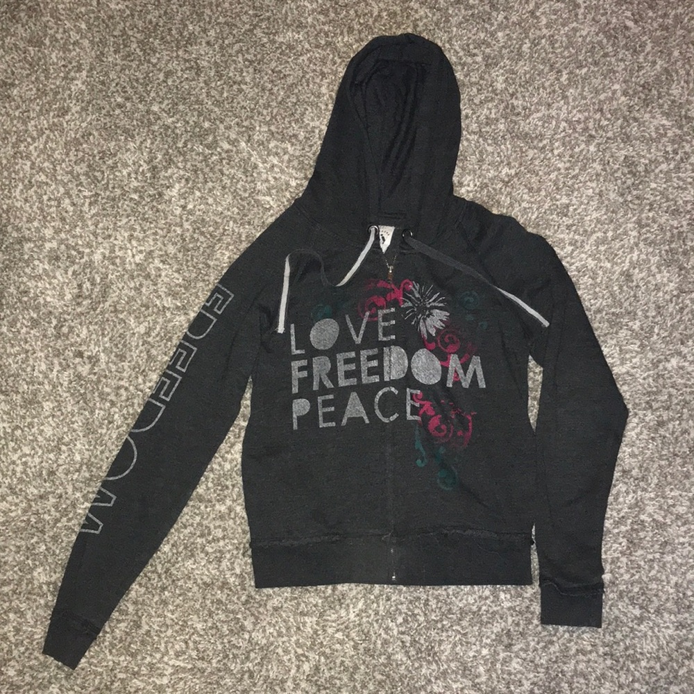 L.E.I- Dark Gray zip up